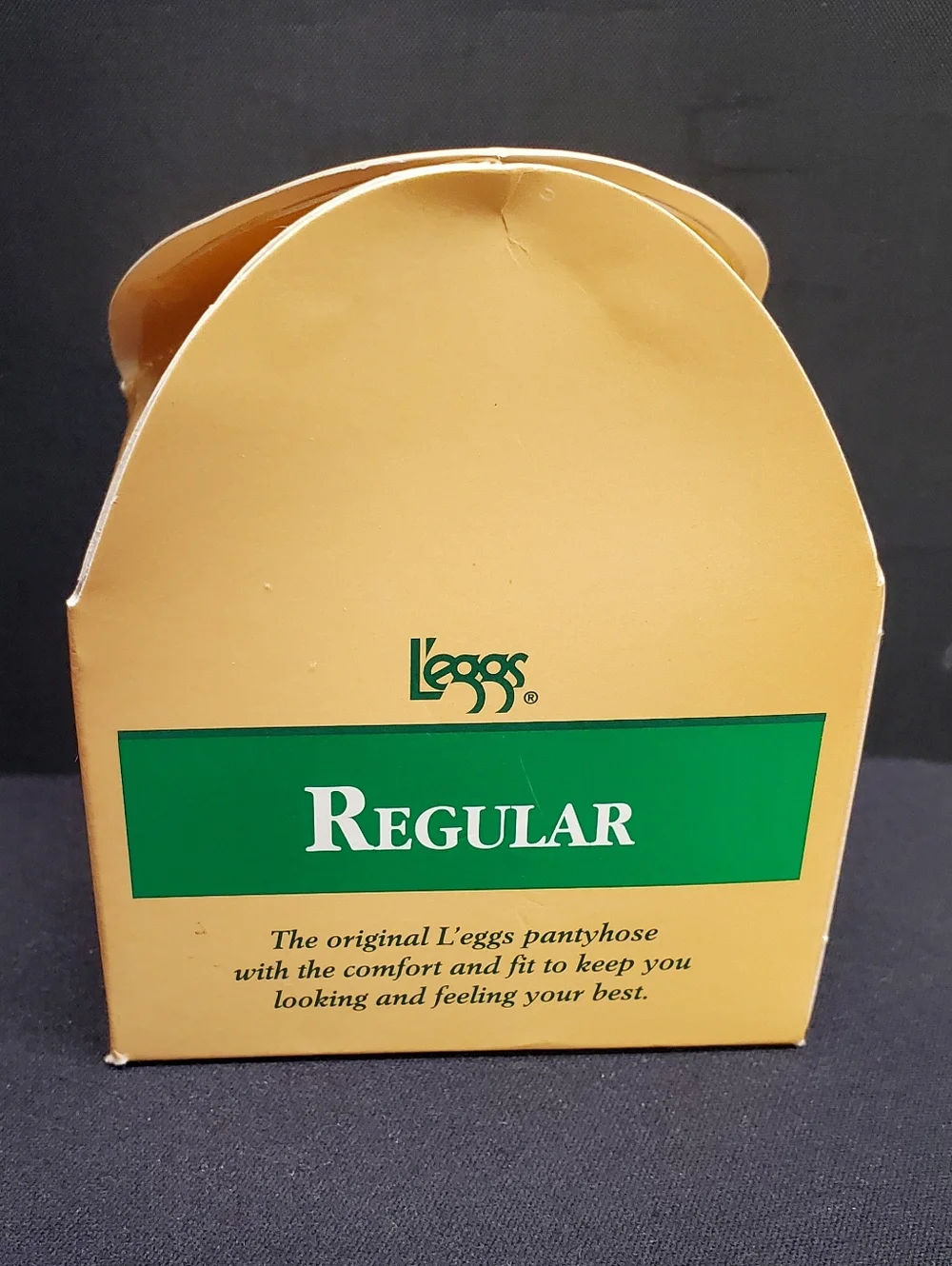 Vintage L'eggs Leggs Regular Off Black Pantyhose